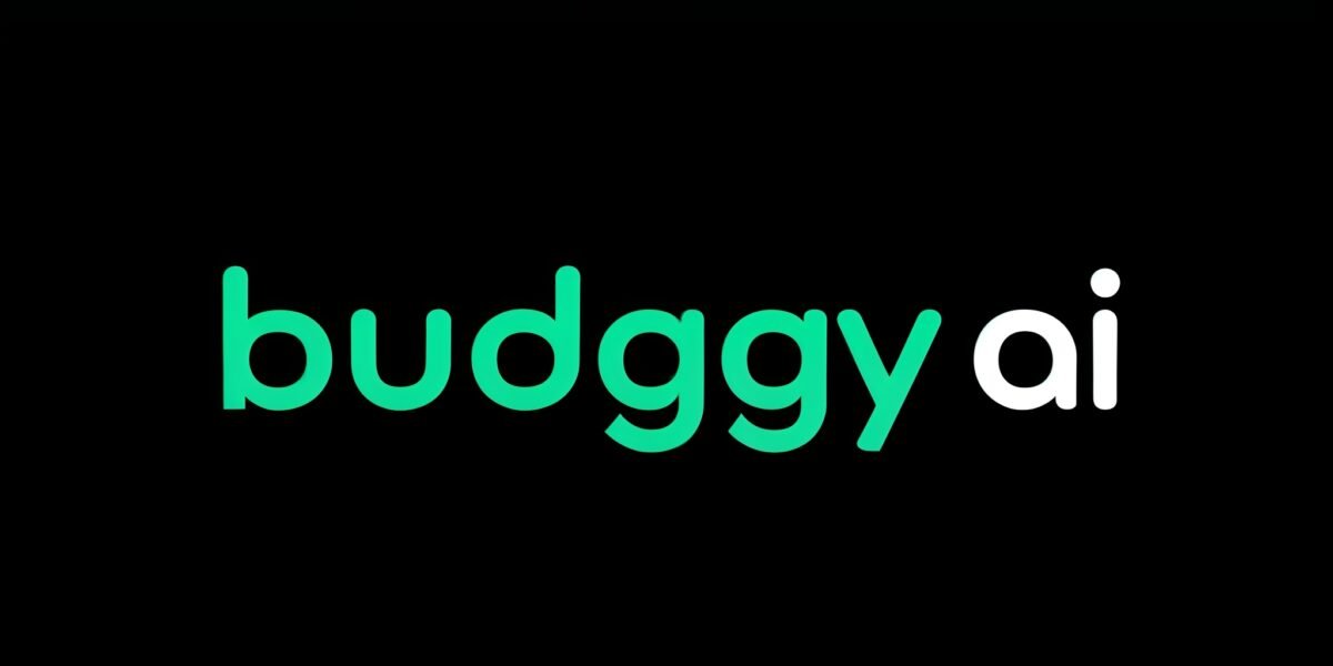 budggy ai Logo on dark background